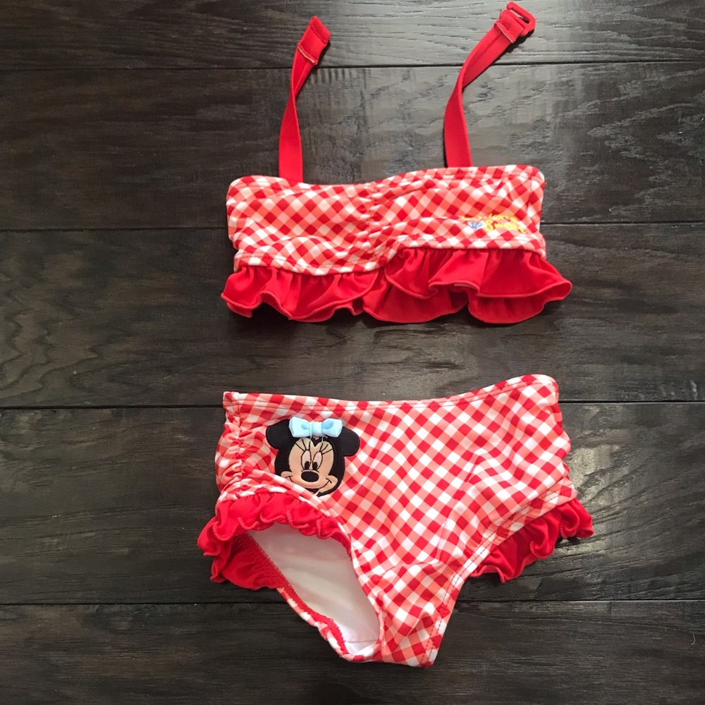 Baby 2 piece  Minnie  mouse swimsuit